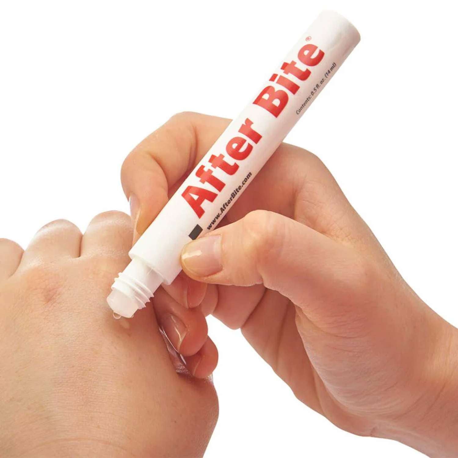 After Bite Classic Handy Pen, carton and pen applicator packaging, 14ml, safety information
