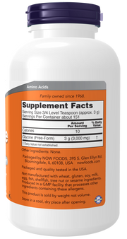 Now Foods Glycine Pure Powder, 454gr