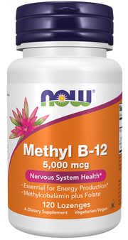 NOW Methyl B-12 5,000mcg Lozenges