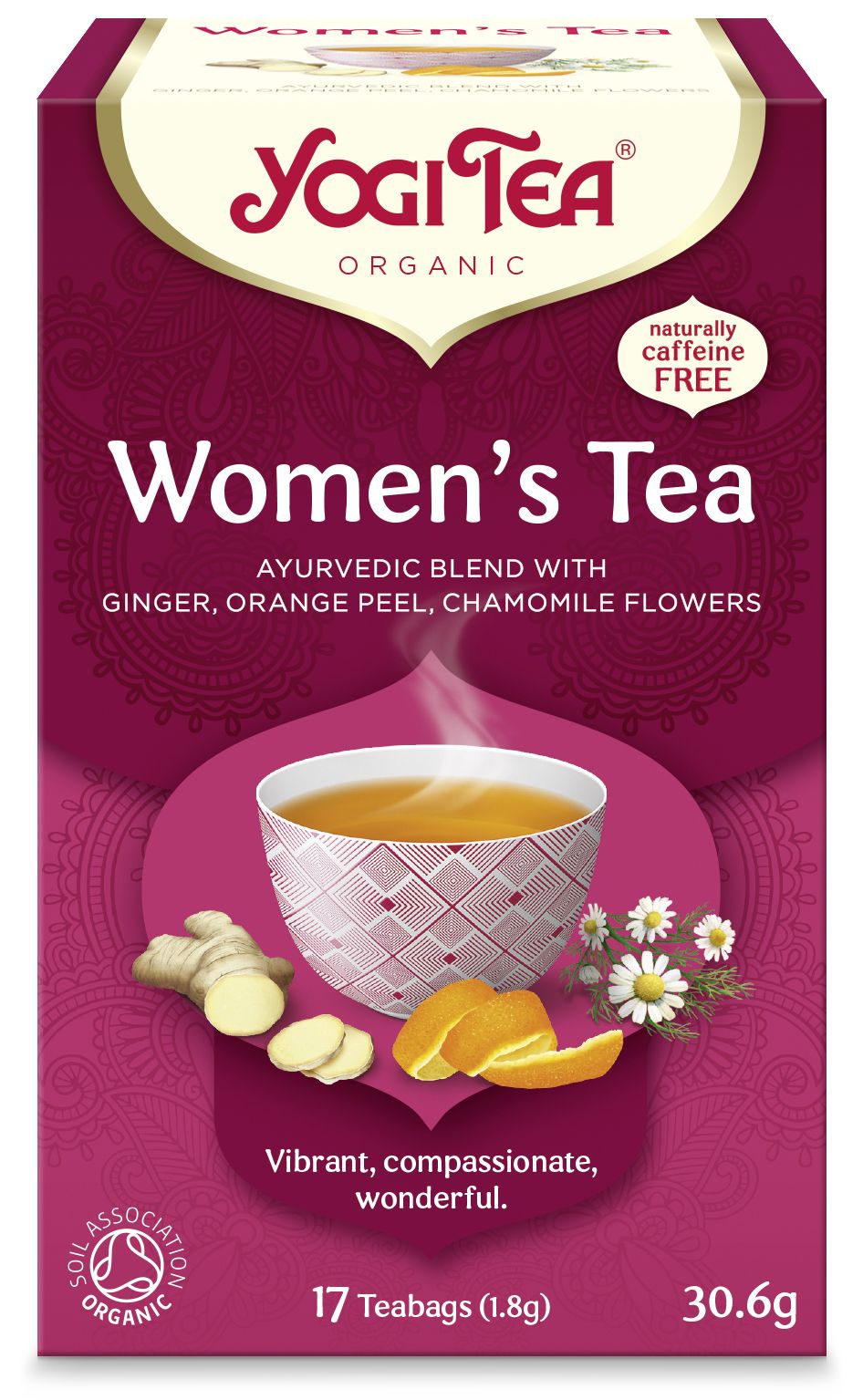 Yogi Tea Organic Women's Herbal Tea box 17 teabags 30.6g