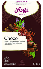 Yogi Tea Organic Choco Herbal Tea box 17 teabags 37.4g