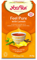 Yogi Tea Bio Feel Pure mit Zitrone Kräutertee 17 Teebeutel 30,6g