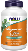 NOW Magnesium Complex 400 mg - Citrate Glycinate Malate Softgels