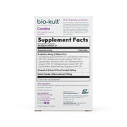 Bio-Kult Candéa supplement facts and ingredients label 60 capsules on white background