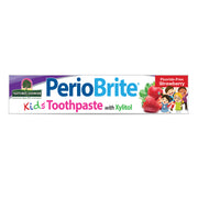 Nature’s Answer PerioBrite Kids Fluoride-Free Toothpaste Strawberry 113.4g box front view