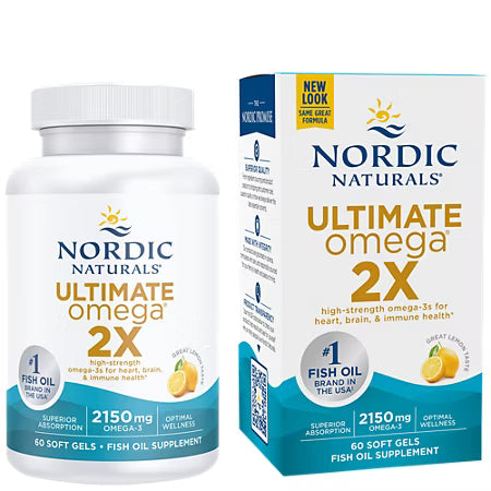 Nordic Naturals Ultimate Omega 2X - 2150mg Omega-3 Zitronen-Softgels