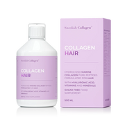 Swedish Collagen Hair liquid bottle citrus flavour sugar free 500ml