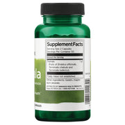 Swanson Triphala Formula Amla Behada Harada 100 Capsules Pack of 2 Supplement facts panel for Triphala showing fruit ingredients and serving size.