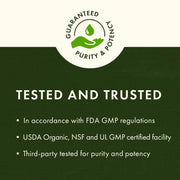 Swanson MultiOmega 3-6-9 Flax Fish Borage Oil 120 Softgels Pack of 2 tested and trusted purity and potency infographic