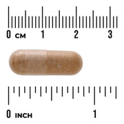 Swanson Horny Goat Weed Complex 60 Capsules size comparison with measurement scale