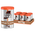 Nescafé Azera Americano Instant Coffee with Ground Beans - 6 x 75g