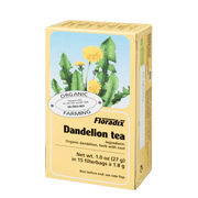 Floradix Organic Dandelion Herbal Tea box, 15 teabags.