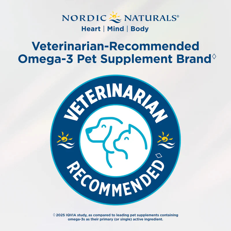 Nordische Naturals Omega-3-Haustierflüssigkeit
