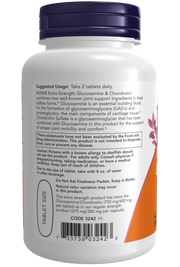 Now Glucosamine & Chondroitin Extra Strength Tablets