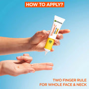 How to Use: Garnier UV fluid sunscreen application face SPF50 plus multi variant 3 pack