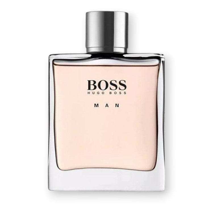 BOSS Man Eau de Toilette for Him 100ml bottle front on white background