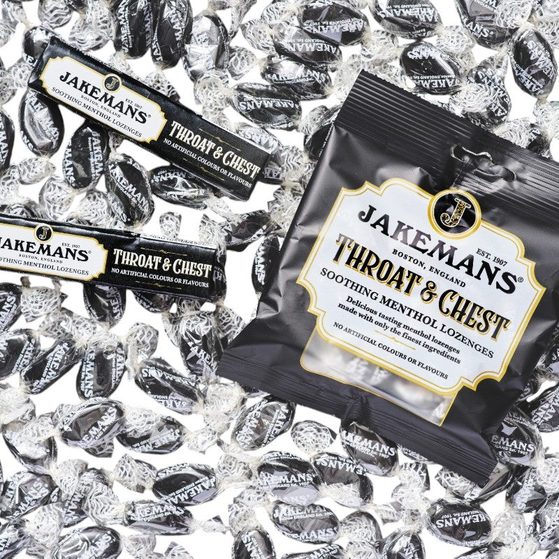 Jakemans Throat & Chest Soothing Menthol Lozenges 12 x 73g