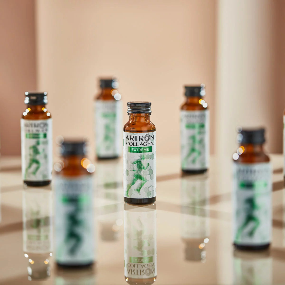 Lifestyle Image: Artron Collagen Extreme liquid supplement daily routine 10 x 50ml