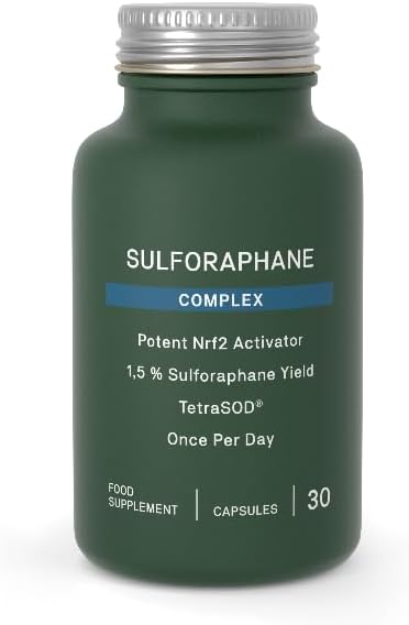 Front image: Natroceutics sulforaphane complex vegan capsules bottle 30 count