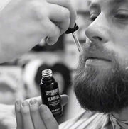 How to Use: Uppercut Deluxe Beard Oil 30ml applying oil to beard grooming routine