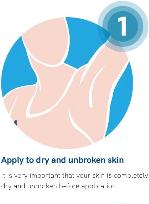 In Use: Perspirex Roll-On bottle applied to an underarm.