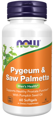 Now Foods Pygeum & Saw Palmetto Softgels
