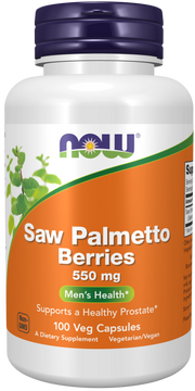 Now Foods Saw Palmetto Berries 550 mg Veg Capsules