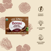 Four Sigmatic Organic Cacao Mix, Dairy-Free - 10 Packets