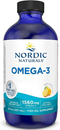 Nordic Naturals Omega-3 Liquid – 1560mg Fischöl pro Teelöffel – Zitrone