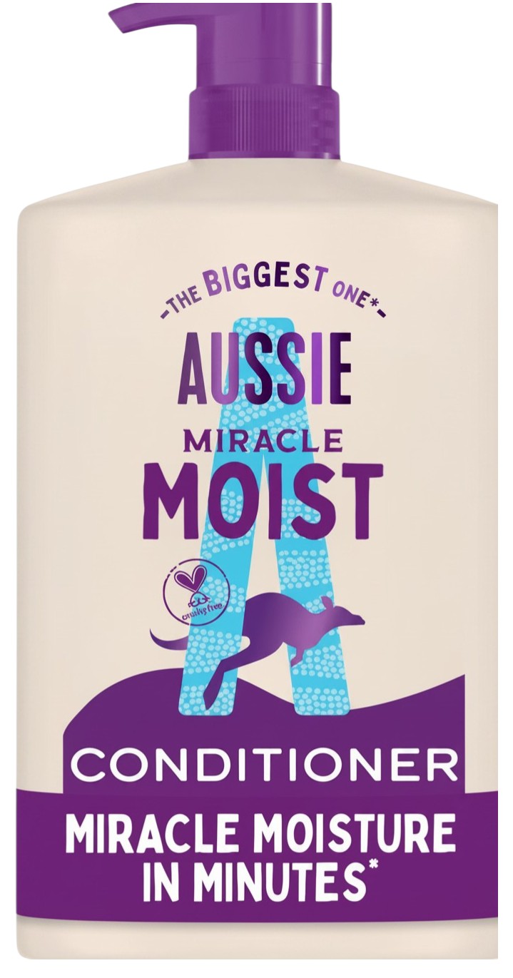 Aussie Miracle Moist Conditioner with Macadamia Nut Oil Pump 1L