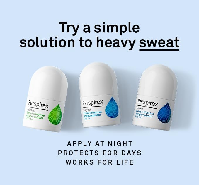 Perspirex Comfort Antiperspirant Roll-On 20ml ingredients information label