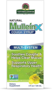 Nature’s Answer Mullein-X Herbal Liquid Supplement 120ml box front view