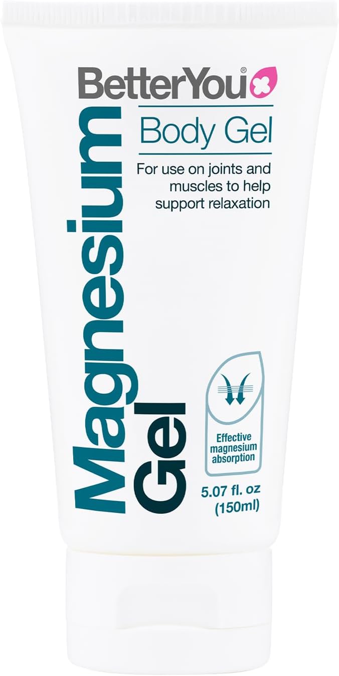 BetterYou Magnesium Body Gel tube, 150ml.