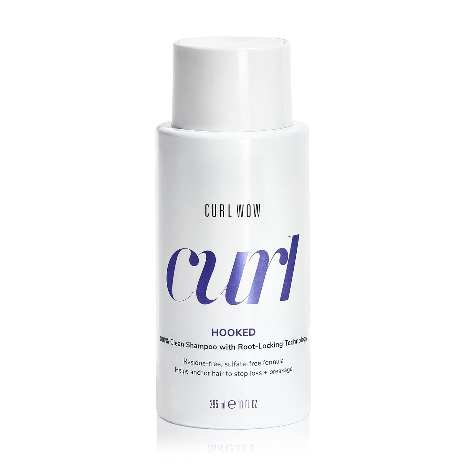 Color Wow Hooked 100% Clean Curl Shampoo 295ml bottle for curly hair.