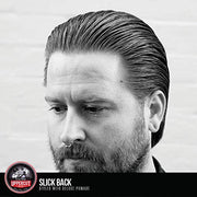 Lifestyle/use image: Uppercut Deluxe Pomade 300g classic hairstyle styling routine