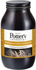 Potter's Herbals Malzextrakt mit Lebertran Original – 650g