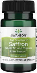 Swanson Vollspektrum-Safran-Ergänzung, 15 mg – 60 Kapseln