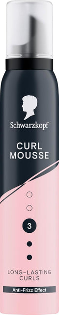 Schwarzkopf Curl Schaumfestiger Halt 3 Anti-Frizz Effekt 200ml