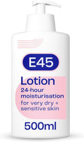 E45 Feuchtigkeitslotion für trockene und empfindliche Haut – 500ml