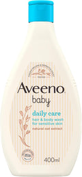 Aveeno Baby Daily Care 2-in-1 Hair & Body Wash with Oat - Tear-Free - 400ml