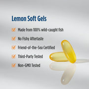 Nordic Naturals Omega-3D with Vitamin D3, Lemon - 60 Soft Gels