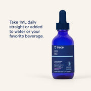 How to Use Image: Trace Minerals Ionic B12 1000mcg liquid usage instructions grape bottle 59ml
