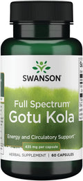 Swanson Full Spectrum Gotu Kola 435mg 60 Capsules