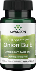 Swanson Vollspektrum Zwiebelknolle 400mg – 60 Kapseln