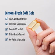 Nordic Naturals Arctic Cod Liver Oil Lemon Soft Gels - 750mg Omega-3s