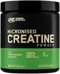 Optimum Nutrition Mikronisiertes Kreatin-Pulver 187 g – 100 % reines Kreatin-Monohydrat (geschmacksneutral)