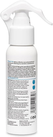 Barcode and ingredients for Clinisept+ 100ml Skin Spray.