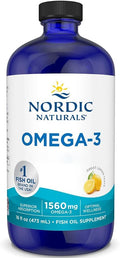 Nordic Naturals Omega-3 1560mg Lemon Liquid Fish Oil