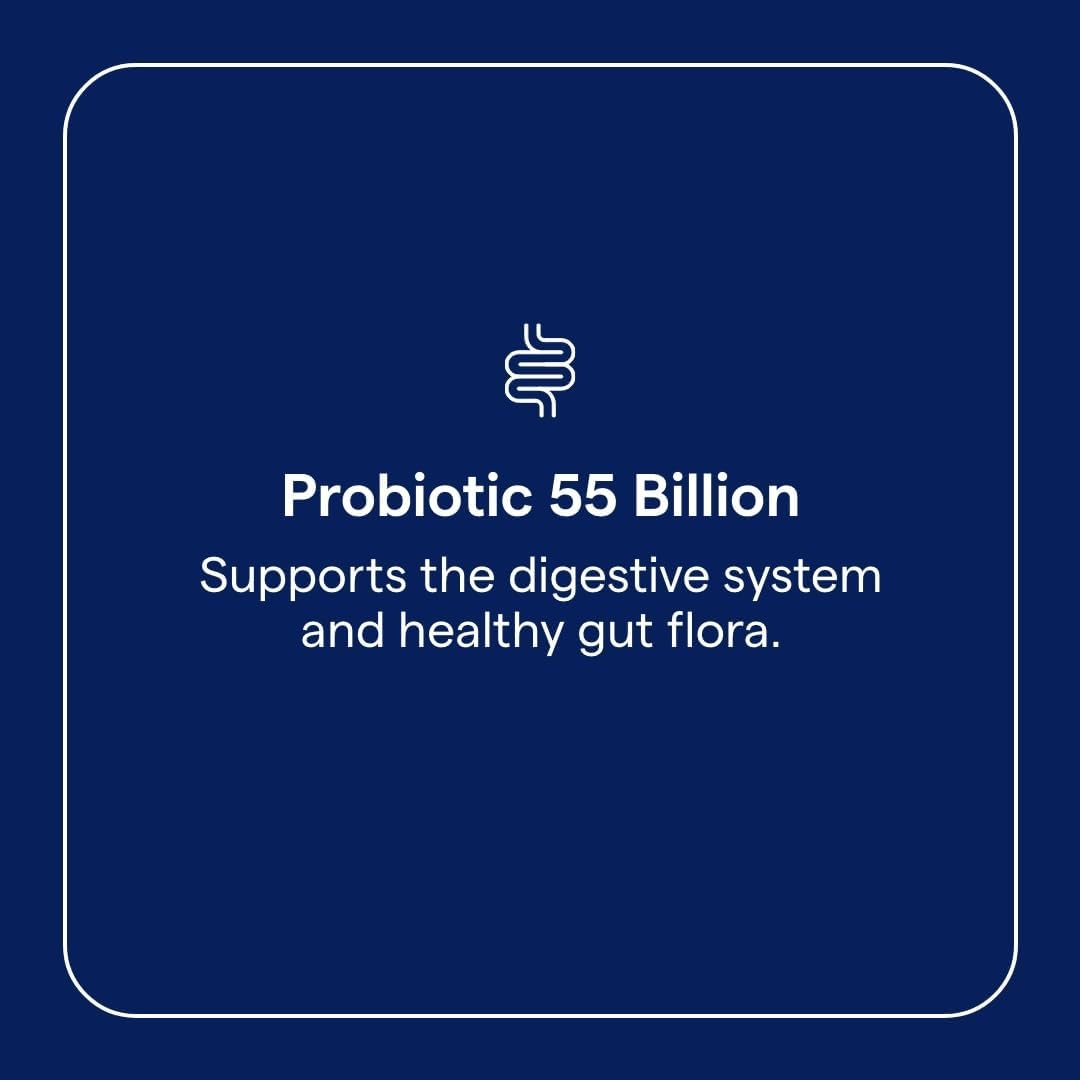 Trace Minerals Probiotic 55 Billion Capsules - 30 Count