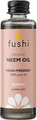 Fushi Organic Neem Oil 50 ml | Fresh-Pressed® 100% Pure Oil for Problem Skin & Scalp